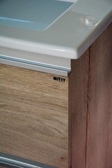 Тумба MISTY Кантри - 65  подвесная с 2 ящ.c умывальником