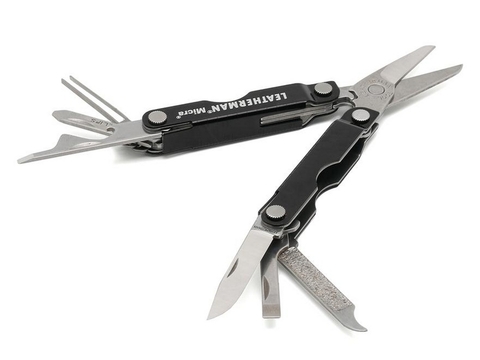 Мультитул Leatherman Micra 65 mm, 10 функций, чёрный (64320181N)