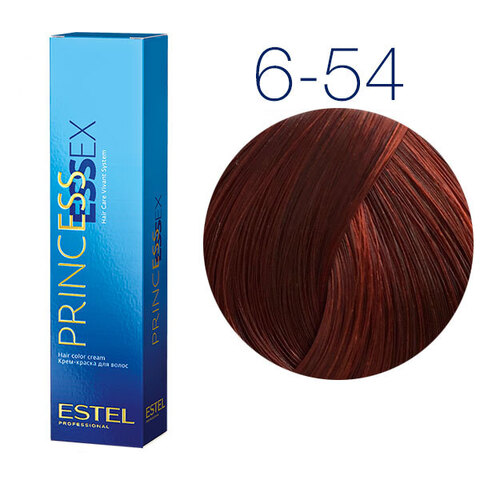 Estel Professional Princess Essex 6-54 (Темно-русый красно-медный (Яшма)) - Крем-краска для волос
