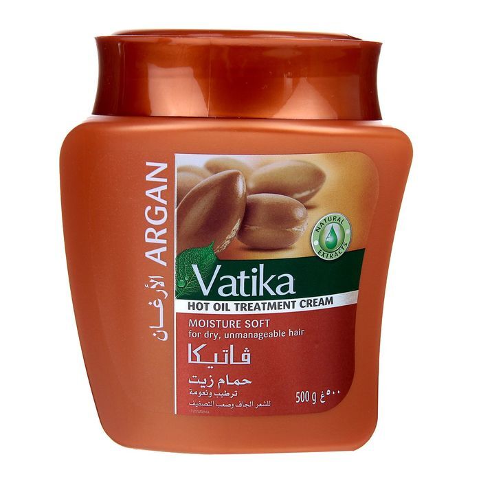 Маска для волос Vatika Argan-мягкое увлажнение 500гр.