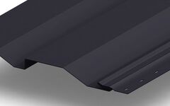 Сайдинг металлический Корабельная доска NORMAN  0,5мм RALL 7024-Графитовый серый