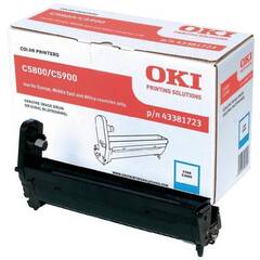 OKI C5800/C5900 Drum-unit cyan (голубой) (43381723)