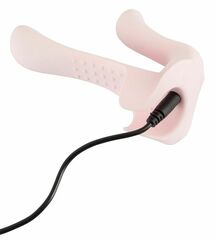 Розовый универсальный вибратор для пар Couples Vibrator - 