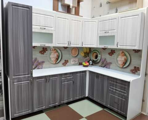 угловой кухонный гарнитур ЮЛИЯ 2,4*1,7 м