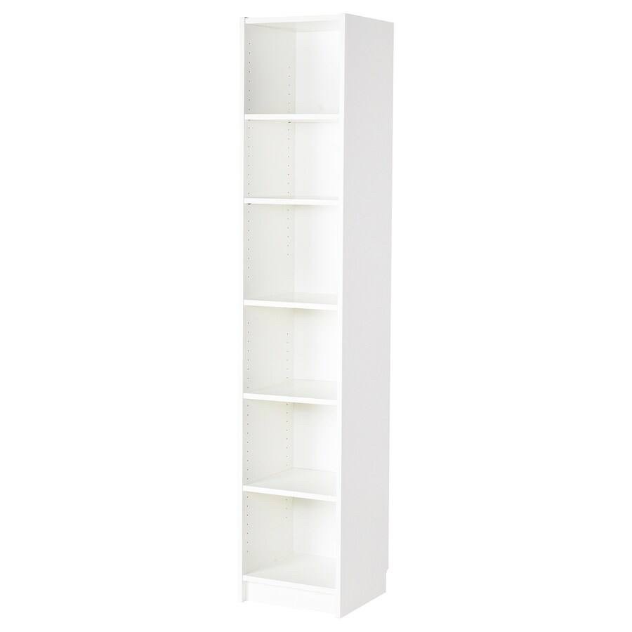 Шкаф книжный Билли 32 White икеа (ikea), 200х30х237 см