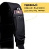 Картинка рюкзак однолямочный Ozuko 9735 Black - 18