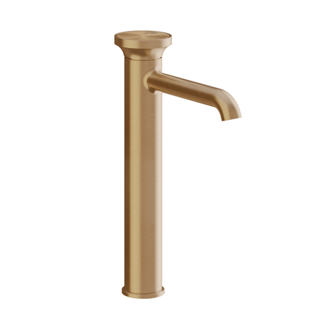 Gessi 66004#726 Gessi Origini Смеситель для раковины высокий без донного клапана, в компл с отд вставкой, цвет Warm Bronze Br. PVD (ждем на склад 1шт к 15 апреля)