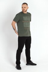 Фуфайка (футболка) мужская Клаб-6У Виотекс ХАКИ