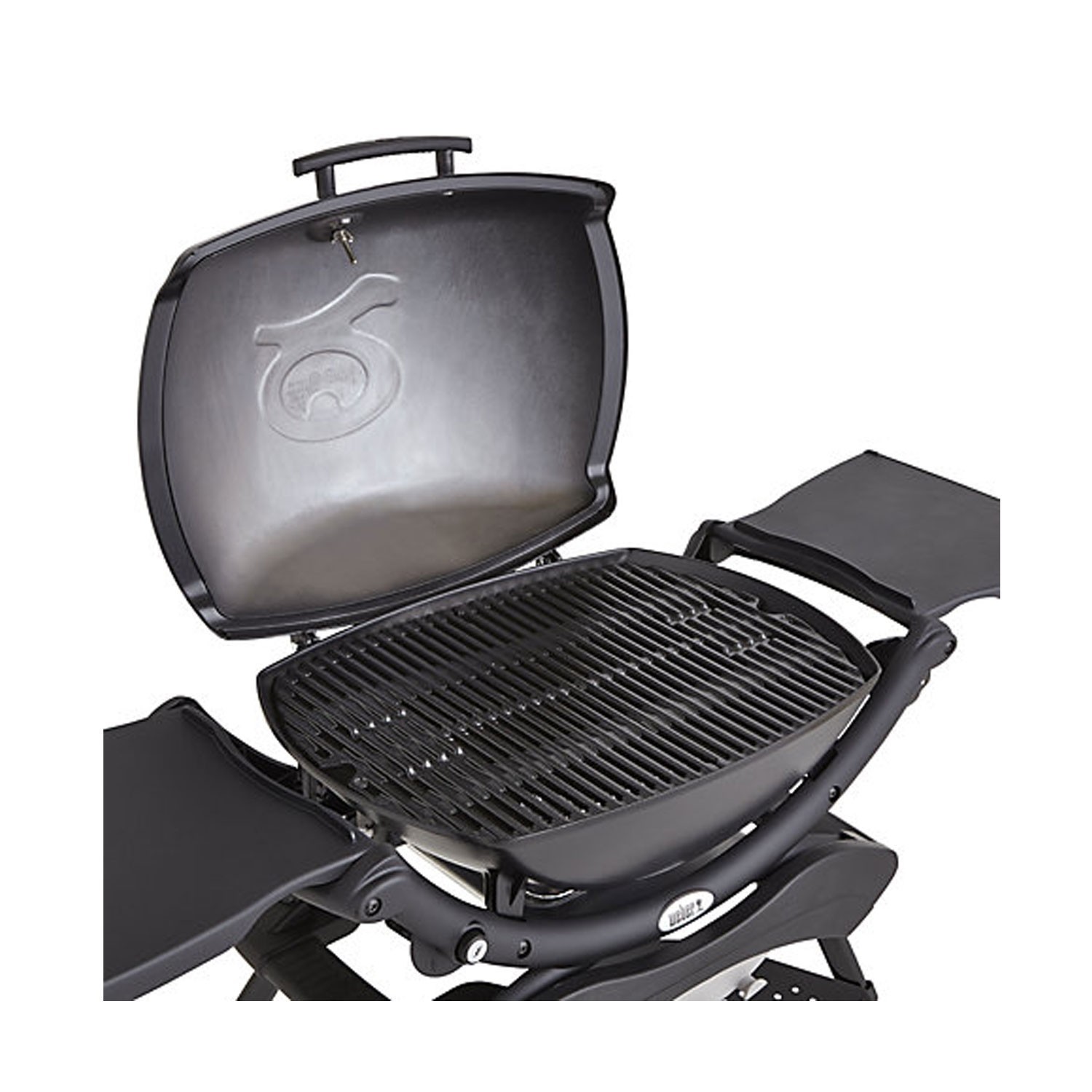 Гриль газовый Weber Q 1200 Black Line, черный на тележке