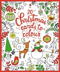 20 Christmas cards to colour