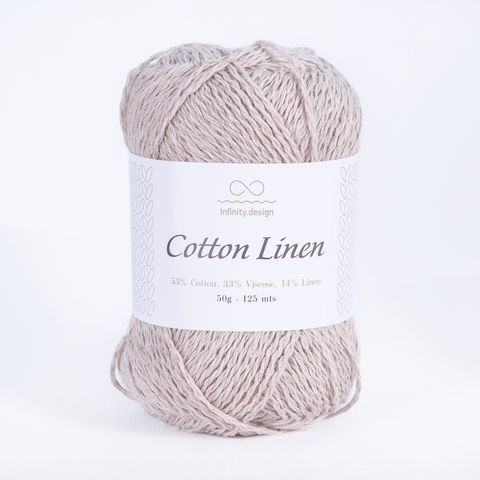 Пряжа Infinity Cotton Linen 2331 светлый беж