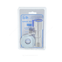 Кран бытовой угловой G1/2"х3/4" Ру10 НР керамическая кран-букса RM-L ATS-1234