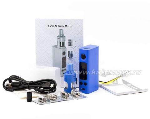 Комплектация набора Joyetech eVic vTwo Mini Cubes pro