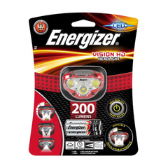 Фонарь светодиодный налобный Energizer HL Vision HD, 200 лм, 3-AAA