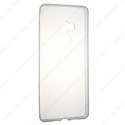 Накладка силиконовая ультра-тонкая для Xiaomi Mi Mix 2 черная (прозрачная)