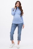 Водолазка для беременных и кормящих 09296 голубой