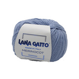 Пряжа Lana Gatto Merinocot 14342 холодное сердце