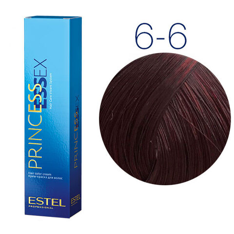 Estel Professional Princess Essex 6-6 (Темно-русый фиолетовый (Бургундский)) - Крем-краска для волос