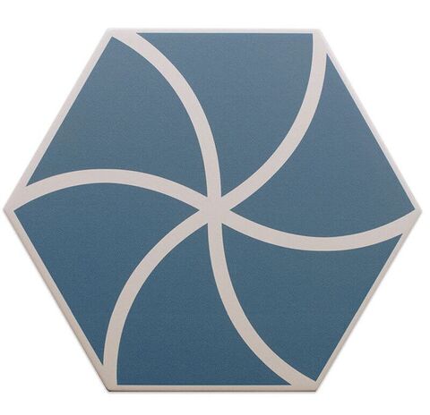 DNA Tiles Fancy Waves Ocean 20x23