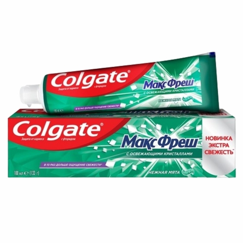 Зубная паста COLGATE МаксФреш Нежная мята 100 мл