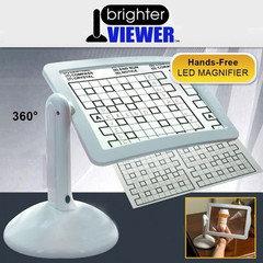 Настольная лупа с подсветкой Brighter Viewer