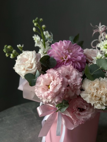 Цветы в коробке «Вдохновение»