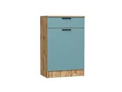 Тумба Стиль ТБ-601 с ящиком Grey-green In 2S Дуб Вотан