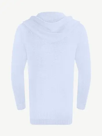 Кардиган с капюшоном из шелка