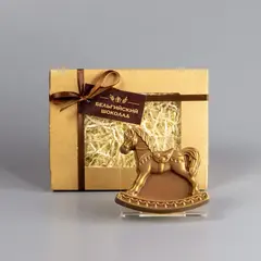 ШОКОЛАДНАЯ ФИГУРКА ЛОШАДЬ - КАЧАЛКА