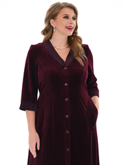 4067 Халат на пуговицах