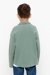 рубашка  для мальчика  КР 302677/полынь