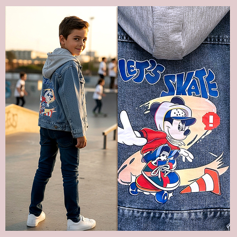 Куртка джинсовая м (5-9) 260106-L1030