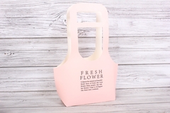 Сумка для цветов, Розовая, 20*40*10 см, 1 шт.