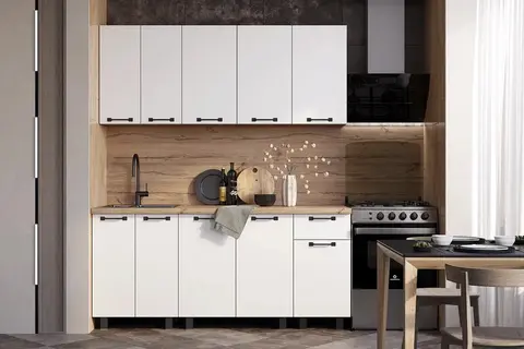 Кухня Тина 1.8 м белая