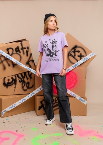 096_БК25 Футболка кор.рукав, сиреневый