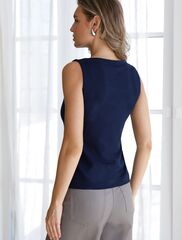 Топ из премиального хлопка с эластаном  D43.201 (119394)