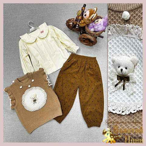 Костюм 3ка девочке (1-4) 260222-Z8006