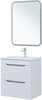 Aquanet 332510 Тумба с раковиной Практика 60 2 ящ. цв.белый матовый (332510)