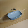 Ceramica Nova Element CN6049ML Умывальник чаша накладная овальная, 60x38, цвет: голубой матовый