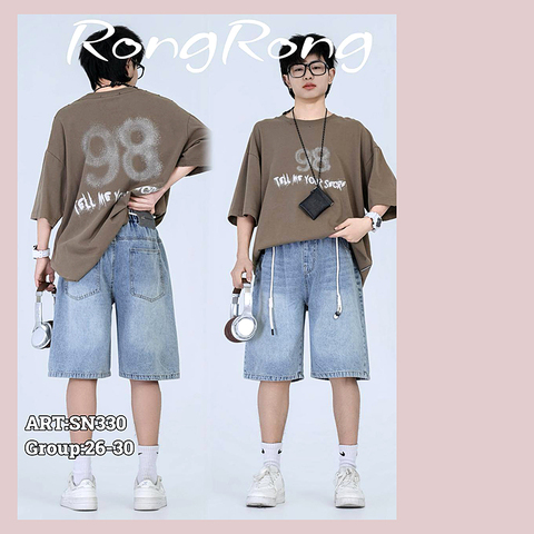 Шорты/Бриджи джинс м (140-170) 260313-R-SN330