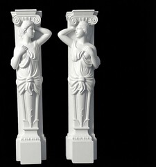 Силиконовый молд № 2069 Капители 2 шт