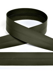 Молния спираль рулонная водонепроницаемая, Т10, оливковый