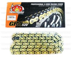 Цепь 520 Moto-Master MX GPX-Gold X-Ring, 120 звеньев