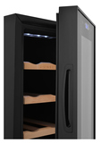Винный шкаф Zugel ZTWF181DB черный
