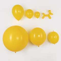 Шар S ШДМ 260/ 5*150 см, Пастель, Медово-желтый (021), 10 шт.