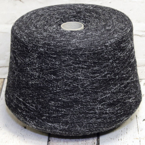 Меринос с ангорой (10%) и кашемиром (15%) ANGORA JARRE 1500 антрацит
