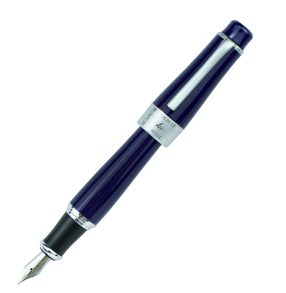 Перьевая ручка Duke Memory Charlie Chaplin, Китай. Перо FM (0.6 мм), заправка поршень. Цвет синий.