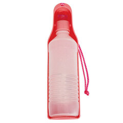 Triol поилка портативная розовая 500мл 245*65*60мм