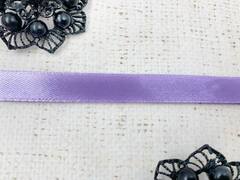 Лента атласная, ш. 1,2 см, сиреневый