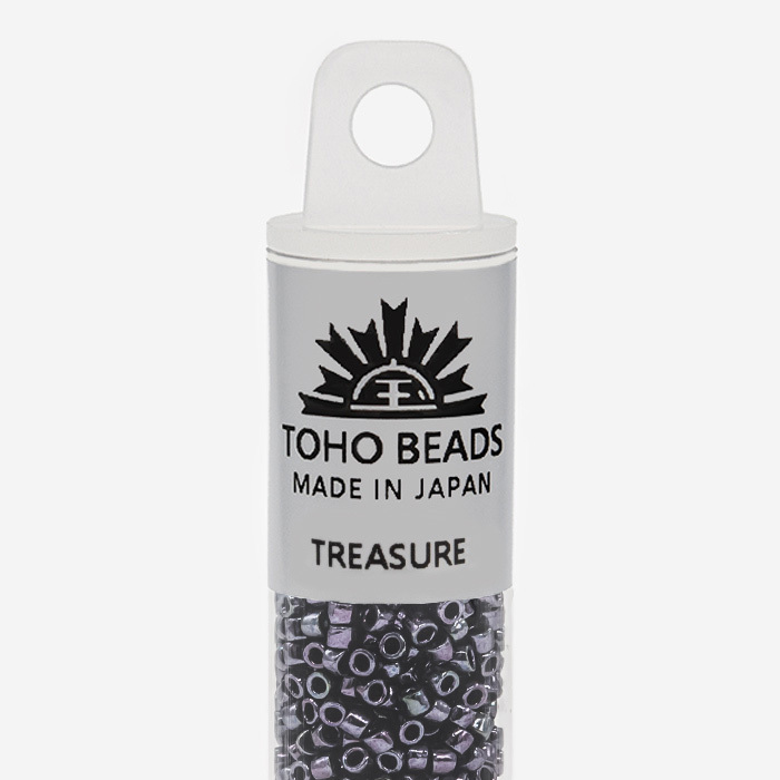 Японский бисер TOHO Treasure (№90), металлизированный, непрозрачный глянцевый
